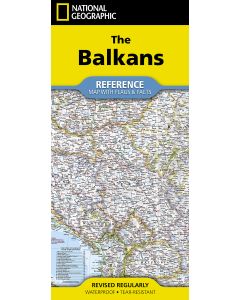 National Geographic Balkans Map