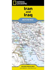 National Geographic Iran and Iraq Map