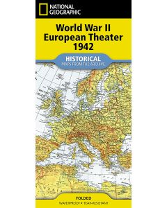 National Geographic WWII European Theater Map