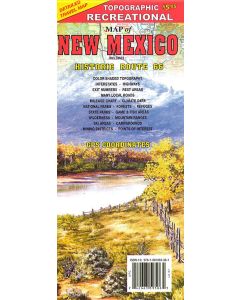 New Mexico Topographic Recreation Map 1792000