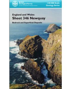 Newquay Bedrock geology and superficial deposits map