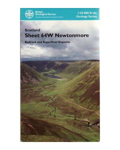 Newtonmore Bedrock geology and superficial deposits map