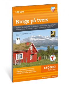 Norge pa tvers Hiking Map Calazo