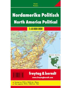 North America physicalpolitical