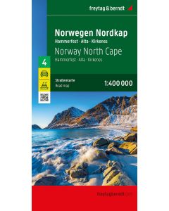 Norway North Cape Road Map 1400000