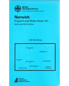 Norwich 161 Solid and Drift Geology Map