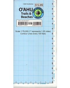 Oahu Trails amp Beaches Map