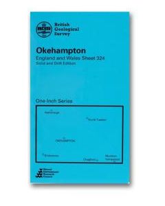 Okehampton Solid and drift geology map