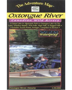 Oxtongue River Map Ontario waterproof