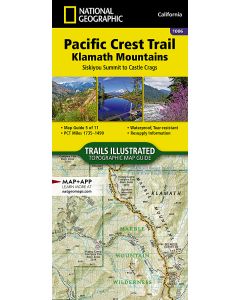 Pacific Crest Trail Klamath Mountains Map