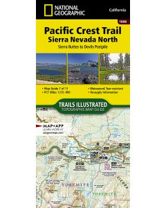 Pacific Crest Trail Sierra Nevada North Map
