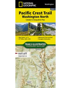 Pacific Crest Trail: Washington North Map