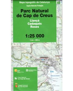 Parc Natural de Cap de Creus 48 125000 Map