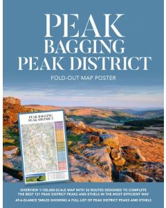 Peak Bagging Peak District Foldout Map