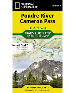 Poudre River, Cameron Pass Map