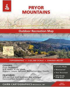 Pryor Mountains Outdoor Recreation Map