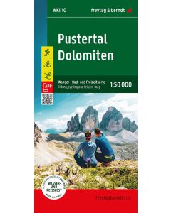 Pustertal Dolomites Hiking Cycling and Leisure Map