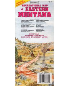 Recreational Map of East Montana 1792000