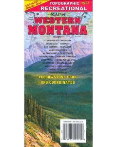Recreational Map of Western Montana 1792000
