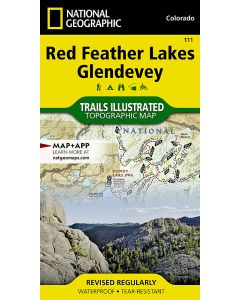Red Feather Lakes, Glendevey Map