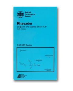 Rhayader Solid and drift geology map