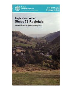 Rochdale Bedrock geology and superficial deposits map