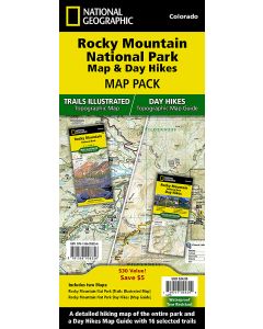 Rocky Mountain Day Hikes and National Park Map Map Pack