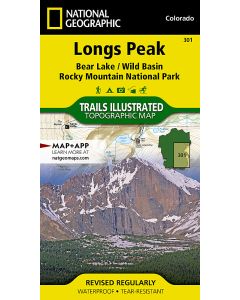 Rocky Mountain National Park: Longs Peak Map