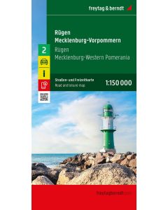 Rugen Island MecklenburgVorpommern, Roadmap 1:150000