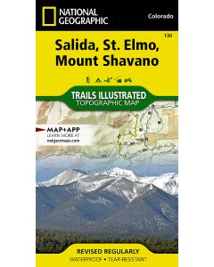 Salida, St Elmo, Mount Shavano Map