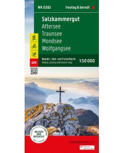 Salzkammergut Walking Bike and Leisure map 150000