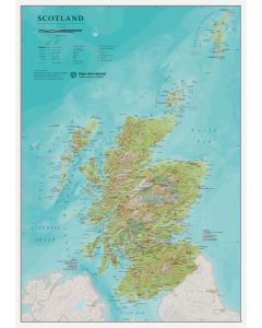 Scotland Leisure Wall Map