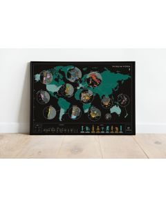 Scratch Off Wine Map World