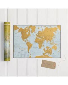 Scratch the World Travel Wall Map