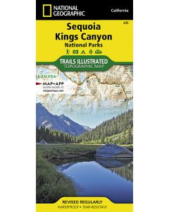 Sequoia and Kings Canyon National Parks Map