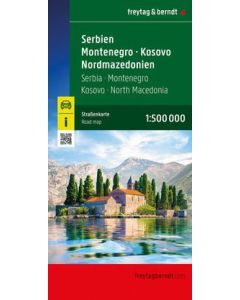 SerbiaMontenegroNorth Macedonia Road Map