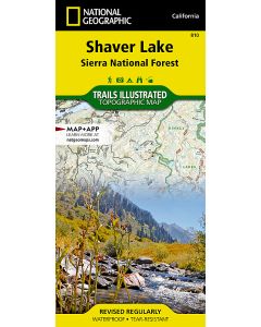 Shaver Lake Map Sierra National Forest