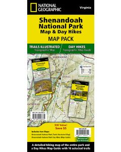 Shenandoah Day Hikes and National Park Map Map Pack