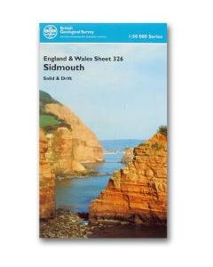 Sidmouth Solid and drift geology map