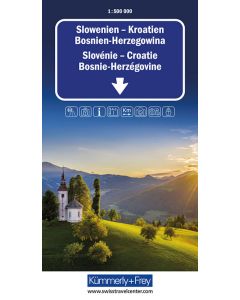 Slovenia Croatia Bosnia Road Map