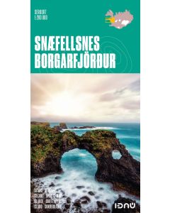 Snaefellsness Borgarfjordur Map 1:200 000