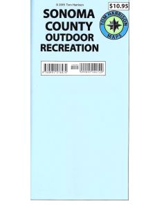 Sonoma County California Outdoor Recreation Map