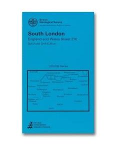 South London Solid and drift geology map