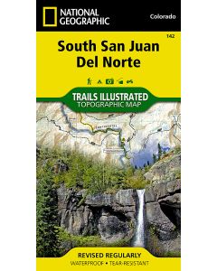 South San Juan, Del Norte Map