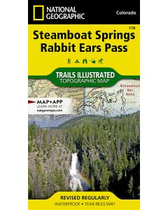 Steamboat Springs, Rabbit Ears Pass Map