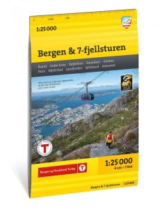 Stikart Bergen and 7fjellsturen 1:25K