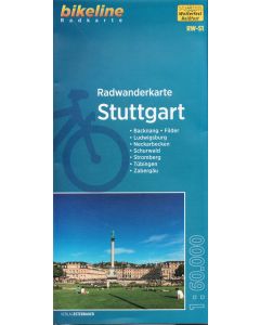 Stuttgart Cycling Map 160 000