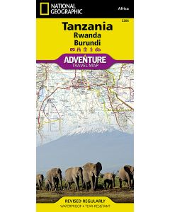 Tanzania Rwanda and Burundi Map