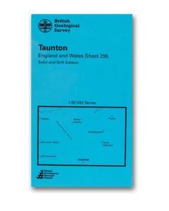 Taunton Solid and drift geology map