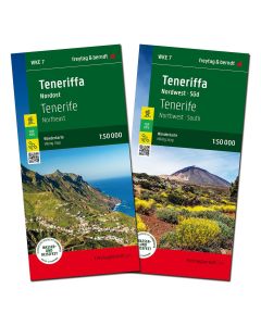 Tenerife North and South Walking map Set 150000